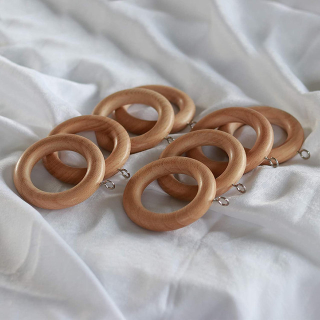 Beech Wood Drapery Curtain Rings  Beech Wood Curtain Rod Hook - 1 Pcs  Drapery - Aliexpress